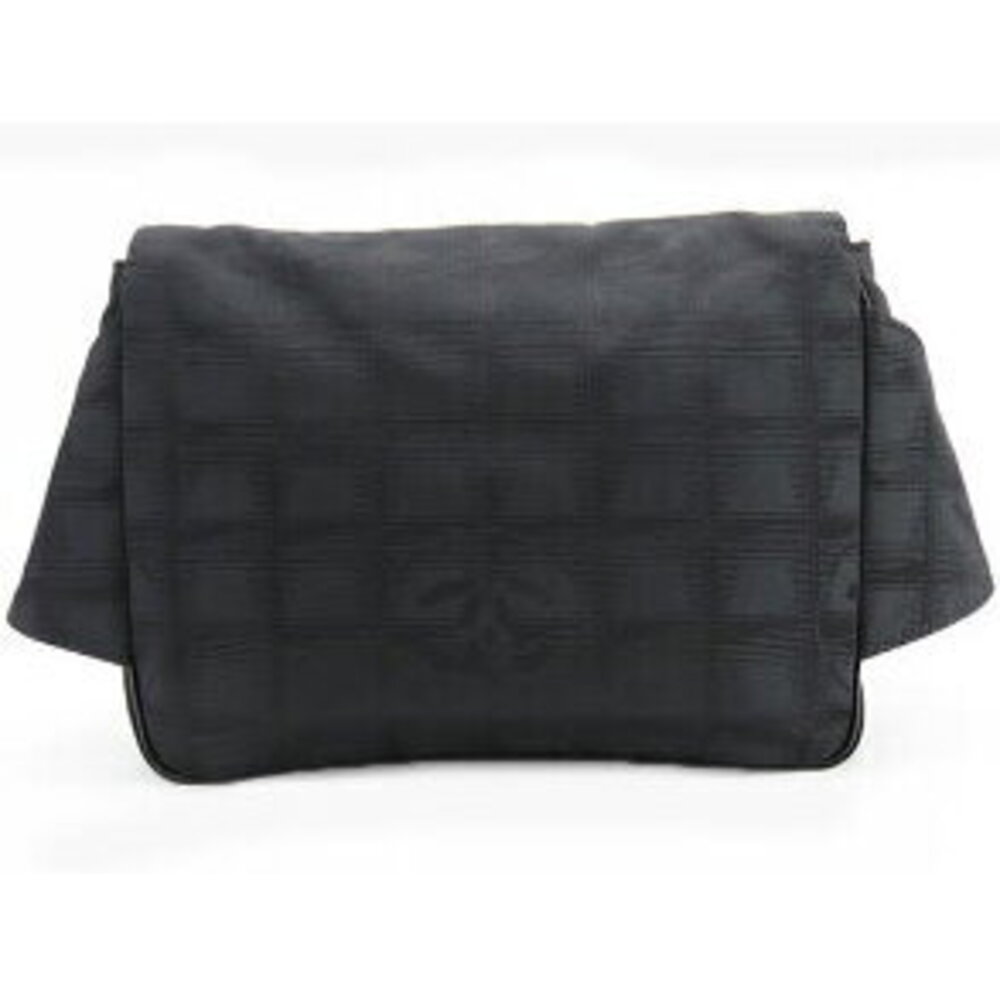 Chanel Crossbody Bum Travel Black Line Waist Body Bag Belt